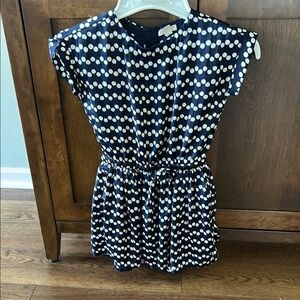 Crewcuts girls polka dot romper size 7